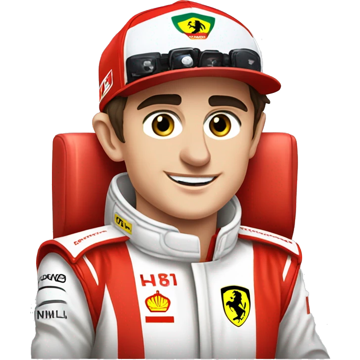 formula 1 ferrari Charles Leclerc emoji