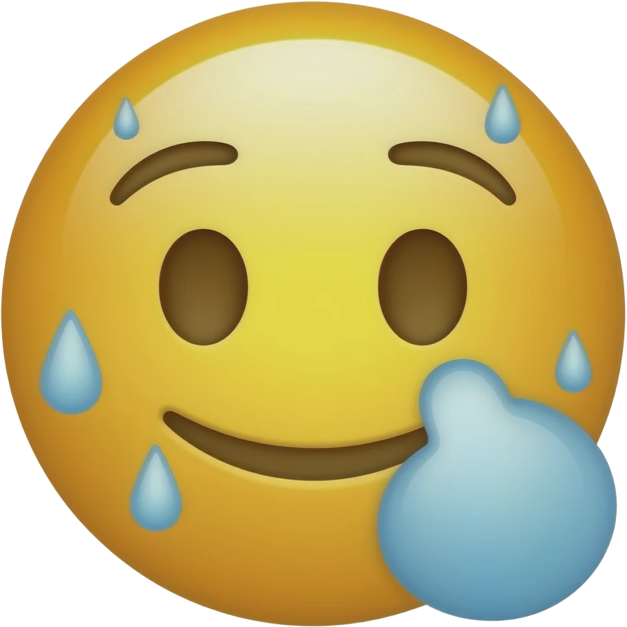 Coloque esse 🥶 emoji no lugar da cara emoji