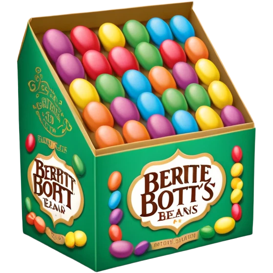 Bertie bott’s every flavour beans box emoji
