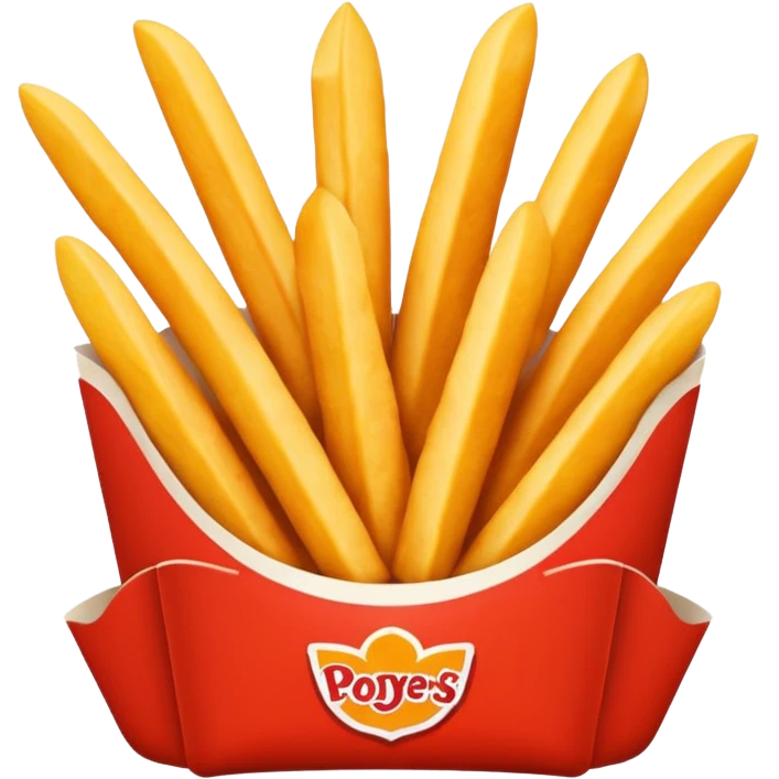 popeyes fries and ketchup emoji