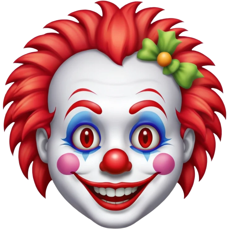classic clown face emoji