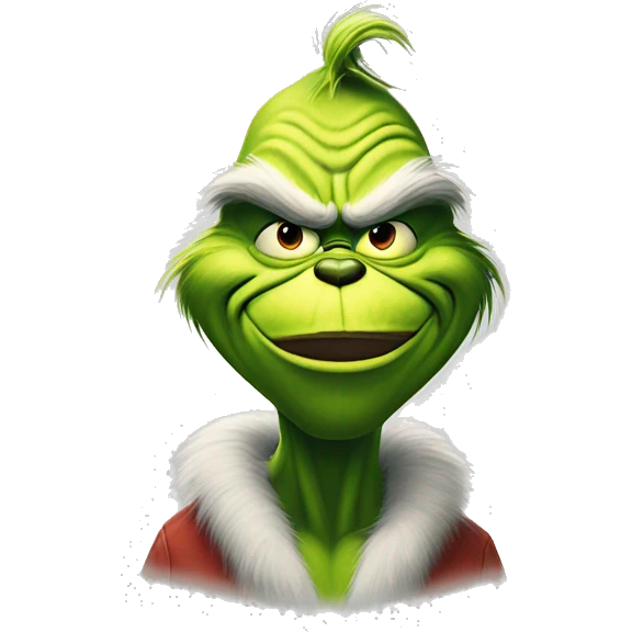 The grinch disliking darker colours emoji