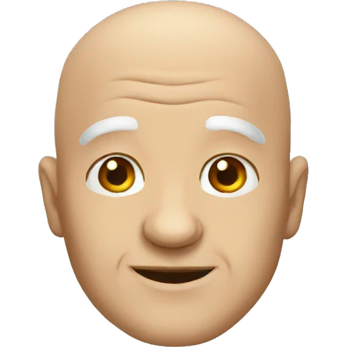 old bald man emoji