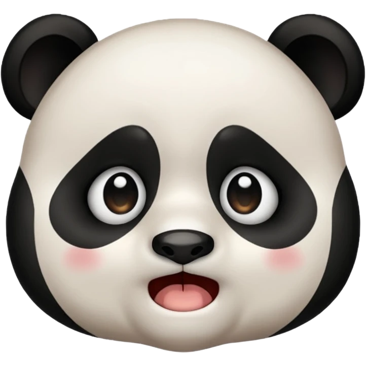 Can you create a panda crying emoji for me 🐼 this panda with.. crying, 🥺 with these eyes,  🥹 and these, 😏 and this emoji