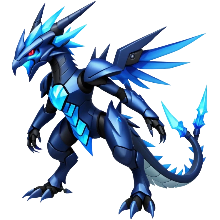 Punk’ish Edgy Futuristic Badass Dark Gothic Zekrom-Dialga-Aurorus-Hybrid-Creature emoji