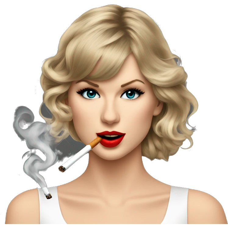 Taylor swift smoking emoji