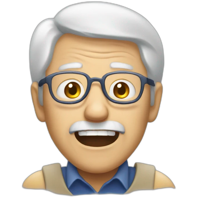 old man shouts at JIRA emoji