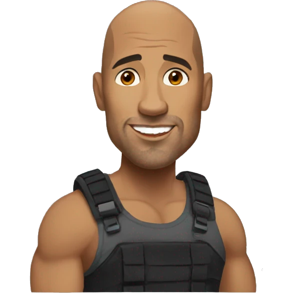 The rock réaliste  emoji