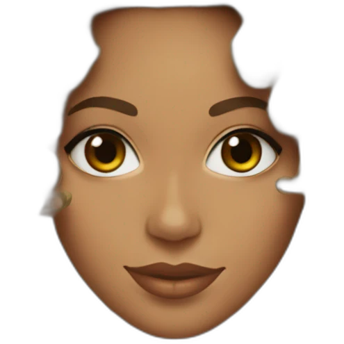 Beyonce curl dark emoji
