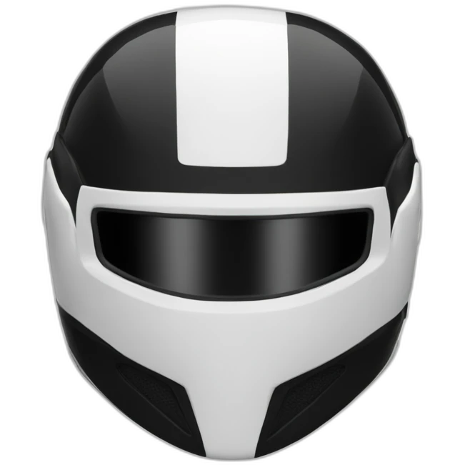 The Stig con casco negro emoji