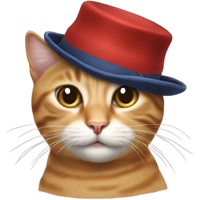 Cat in a hat emoji