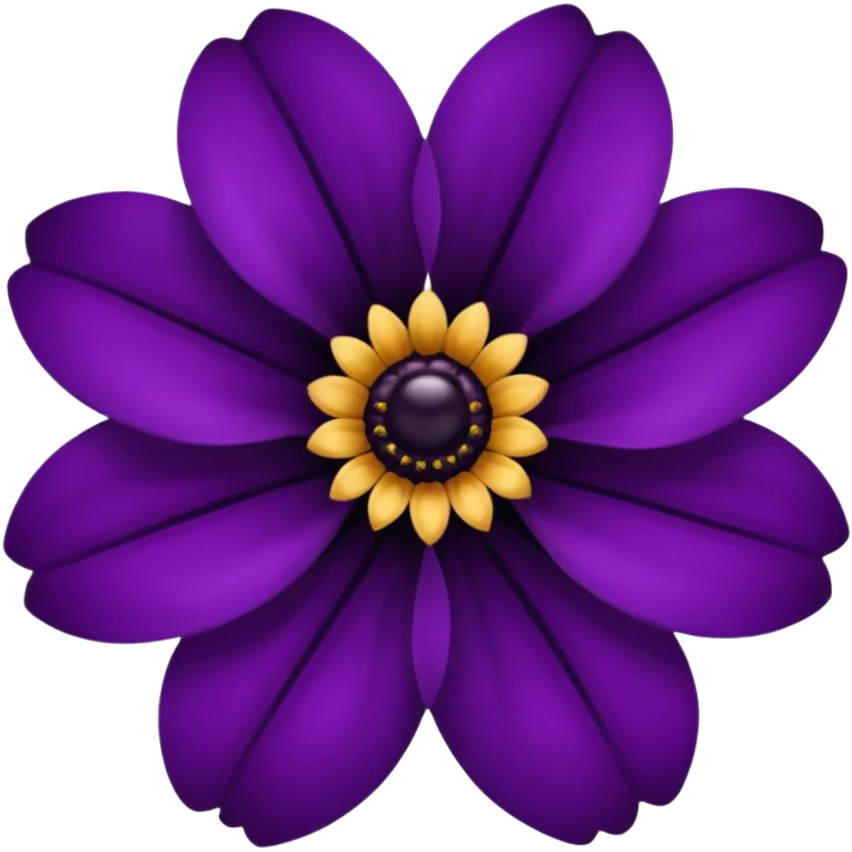 black flower emoji emoji