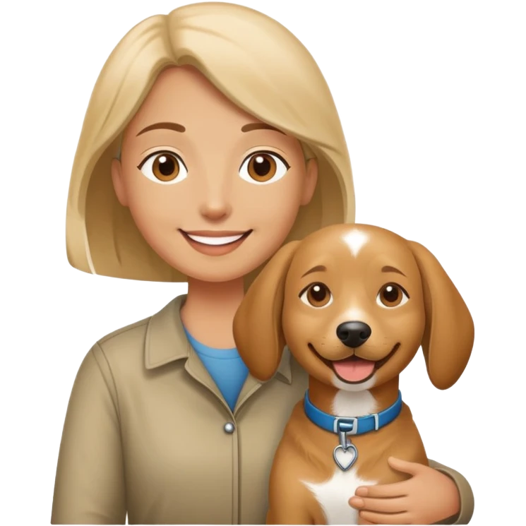 guiding dog blind person emoji