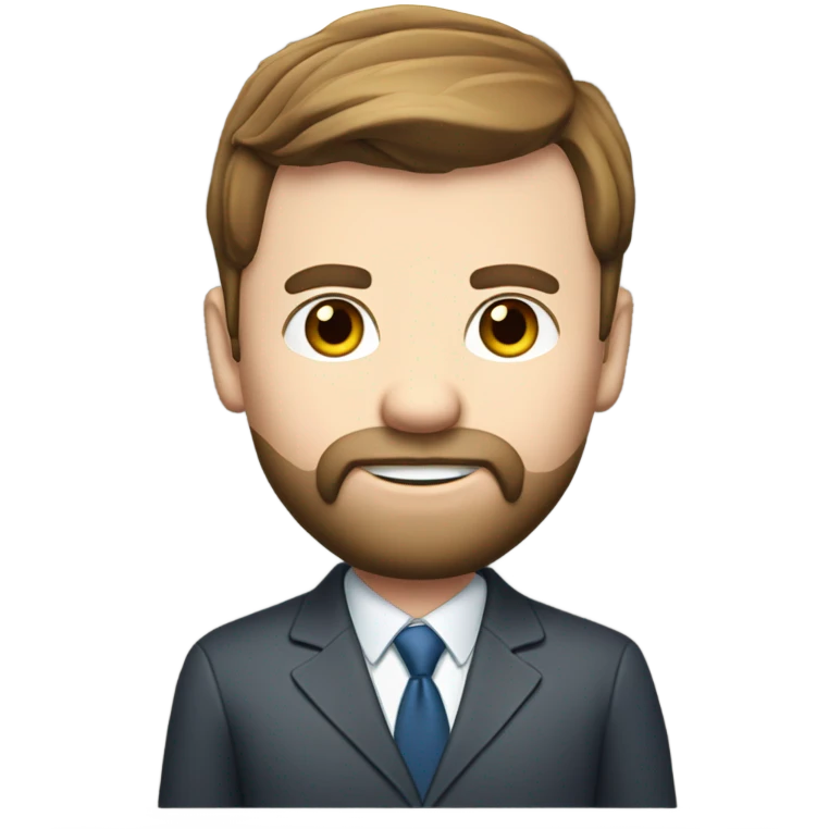 J.D. Vance with a small beard emoji