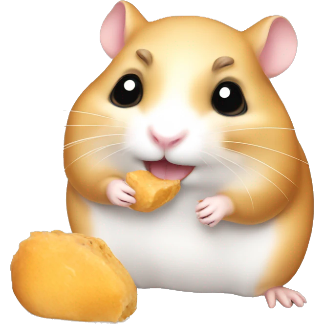 hamster eat emoji
