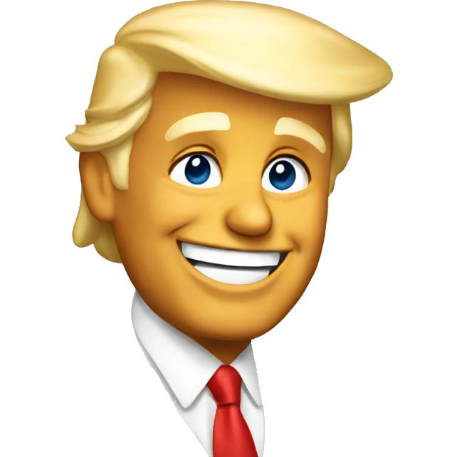 Donald trump pointing and laughing emoji