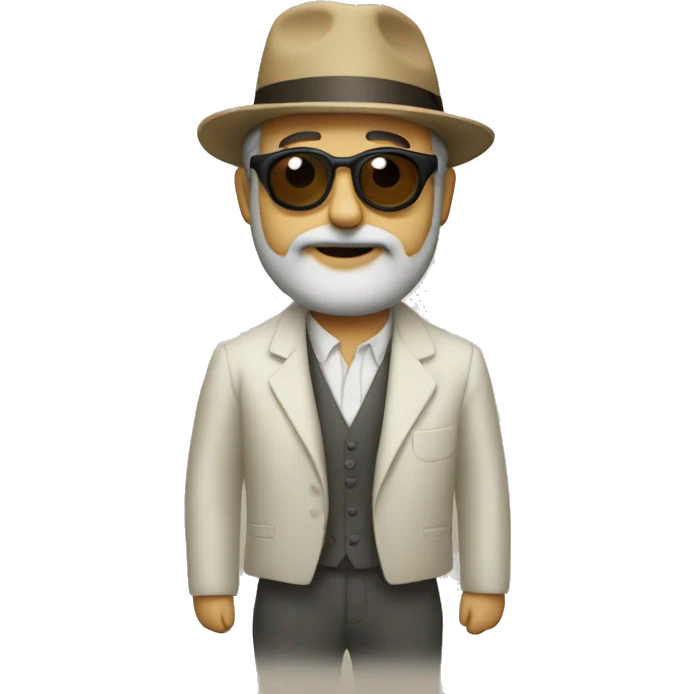 italian person with coppola emoji