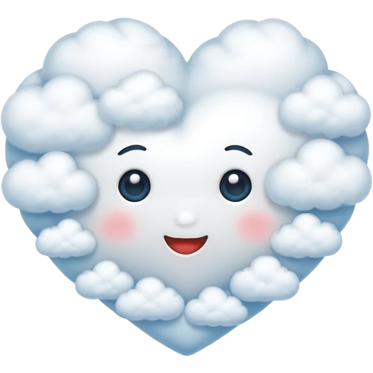 Cloudy heart emoji