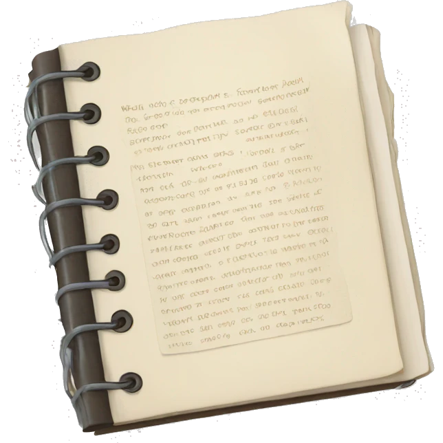 journal with tabs emoji