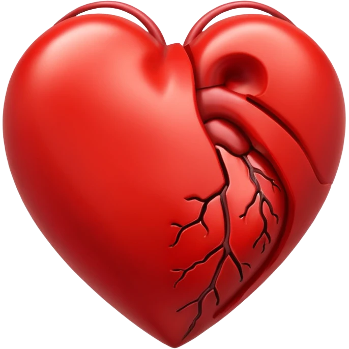 Toxic red Heart
 emoji