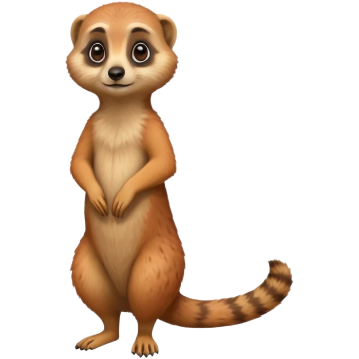a red meerkat emoji