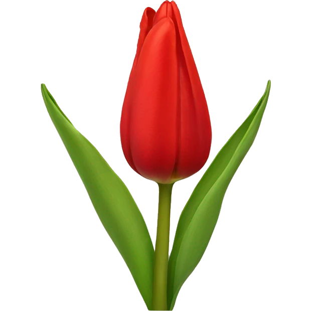 red tulip emoji
