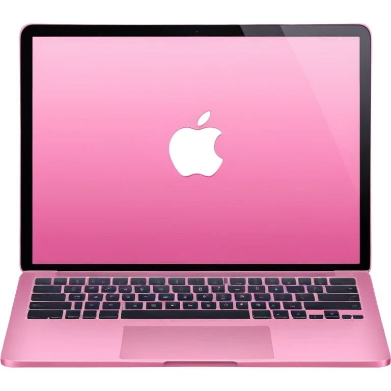 pink laptop macbook emoji