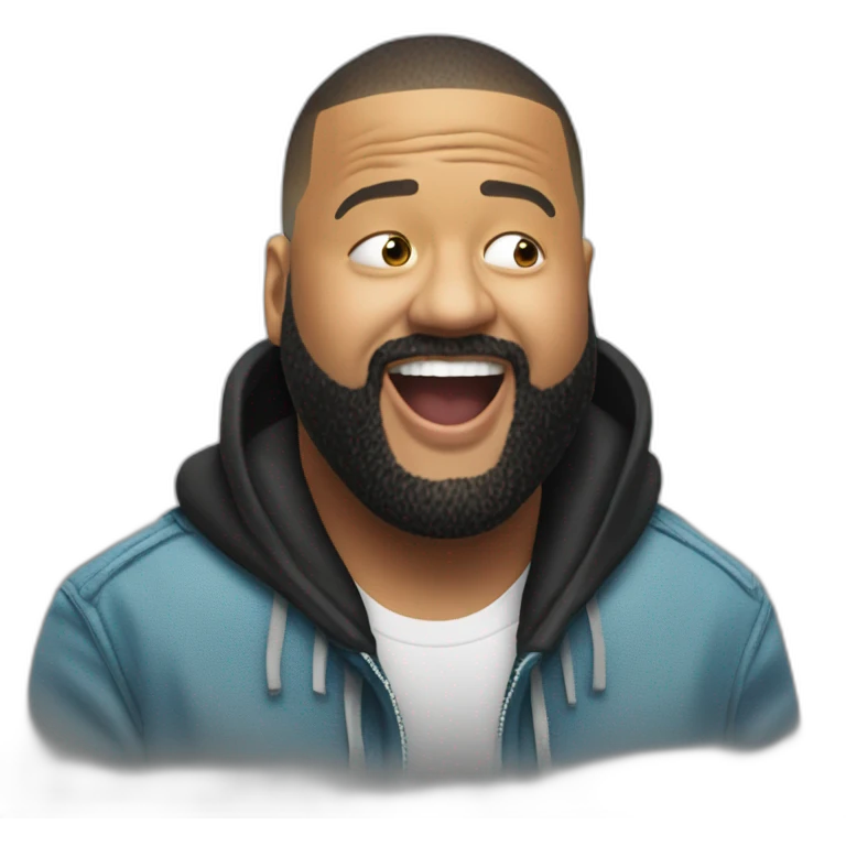 Dj khaled being dead of laugh emoji