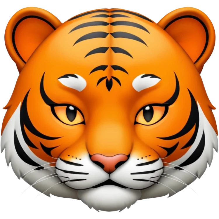 sleeping tiger face with ZZZ for Twitch emote emoji
