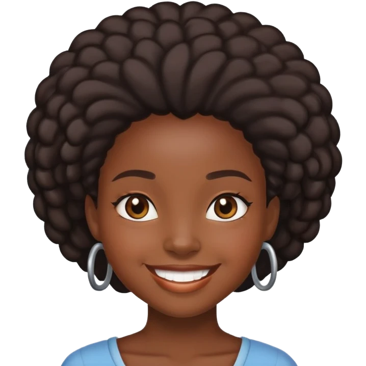 Black girl emoji