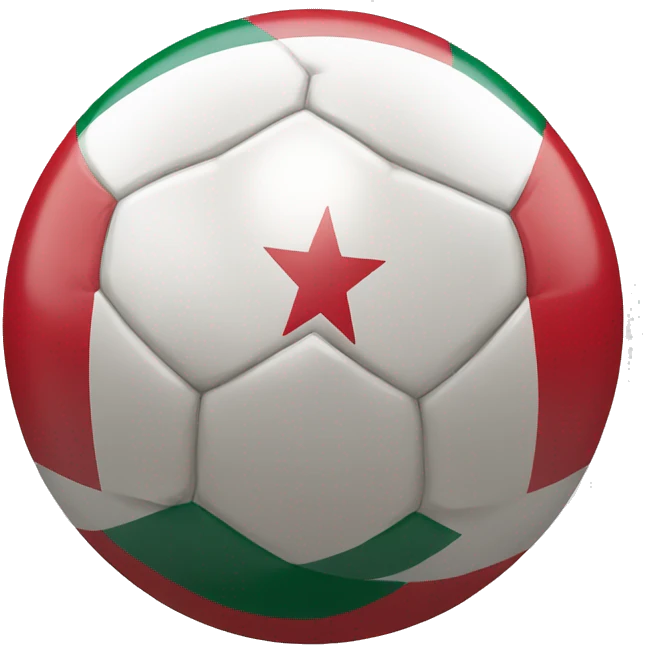 ball with indonesia flag emoji