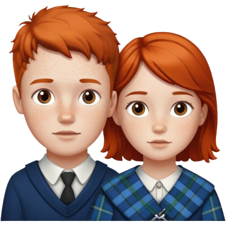 scottish boy and girl emoji