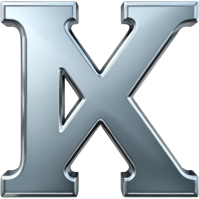 Block letters: A,T & X emoji