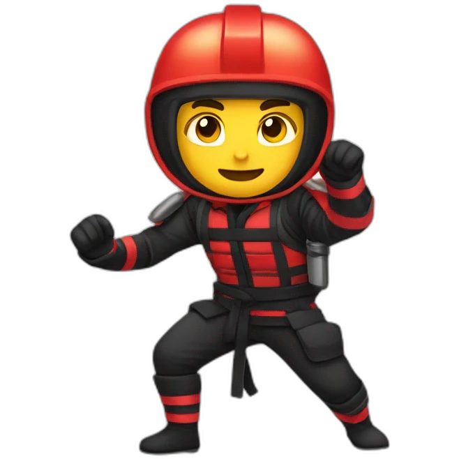bombero ninja emoji