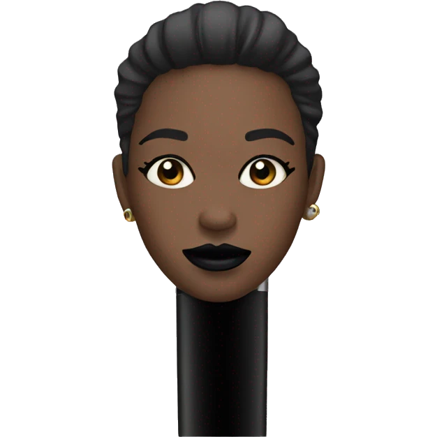 Black lipstick emoji