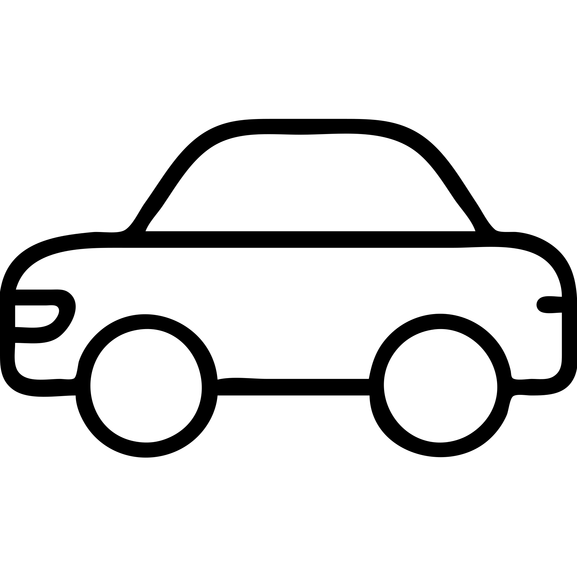 car with simple lines in outline icon style emoji