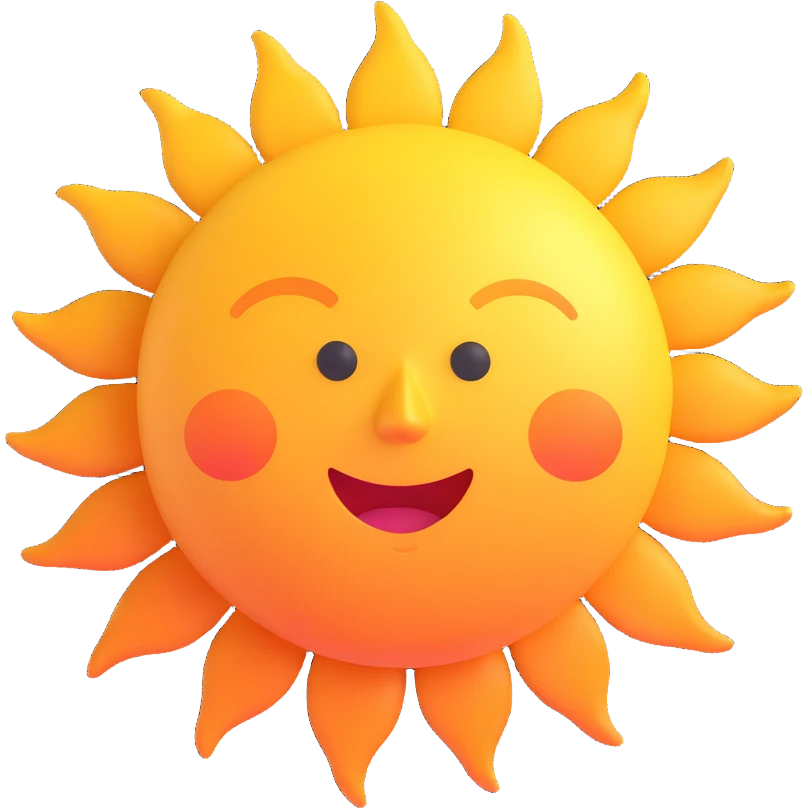 animated sun emoji