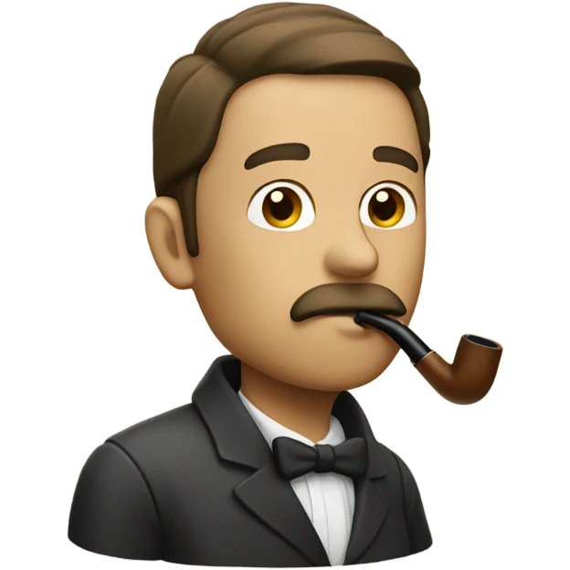 Person smoking pipe emoji