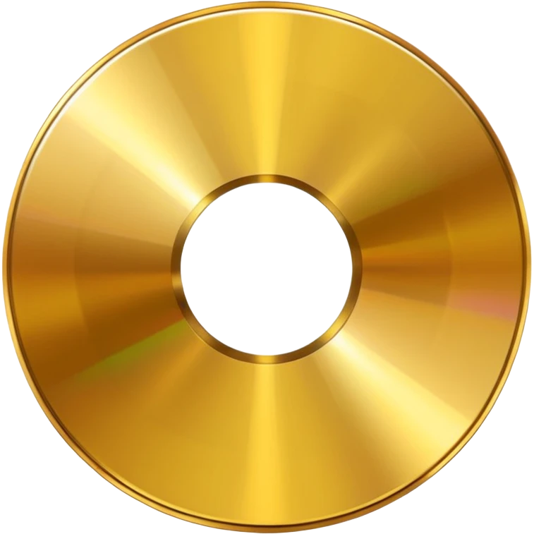 gold CD emoji