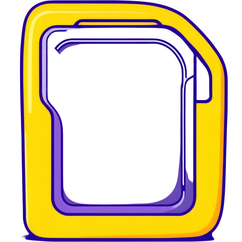 Purple Text saying “WANT” emoji