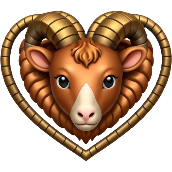 Aries heart emoji