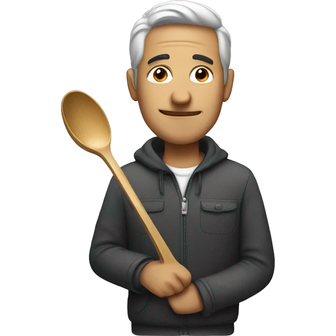 Man with spoon emoji