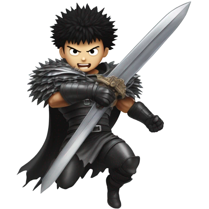 Guts from berserk jumping emoji