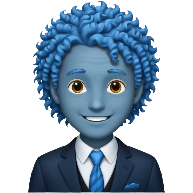 ethereal-pastel-transparent-translucent-gorgeous-spectral-dark-greyish-blue-whitish-gloomy-man-with-blue-curly-hair-with-a-beautiful-black-suit emoji