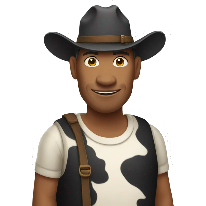 cow man   emoji