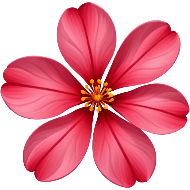 Red sakura emoji