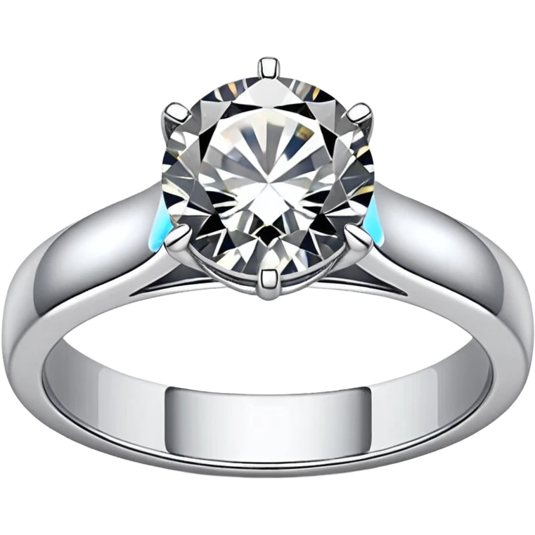 glitter white diamond married ring emoji