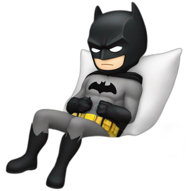 Batman who sleep emoji