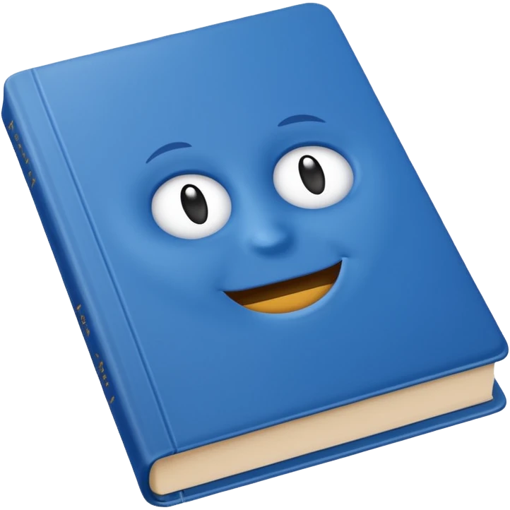 A textbook for studying English language emoji