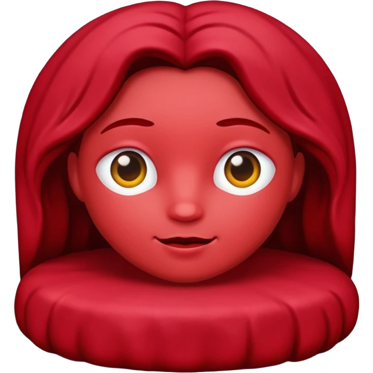 dark red emoji
